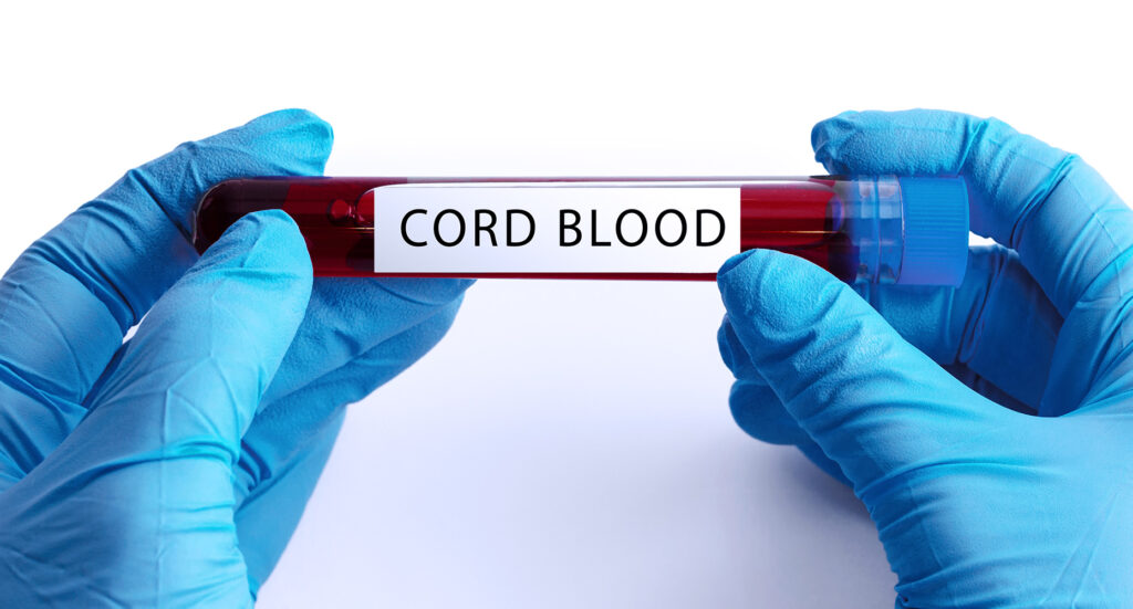 tube of cord blood